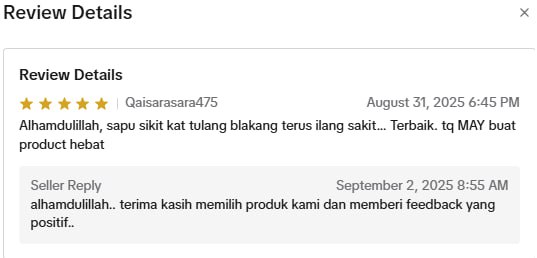 Testimoni pelanggan 17