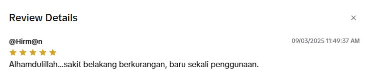 Testimoni pelanggan 2