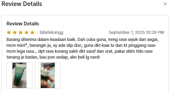 Testimoni pelanggan 9
